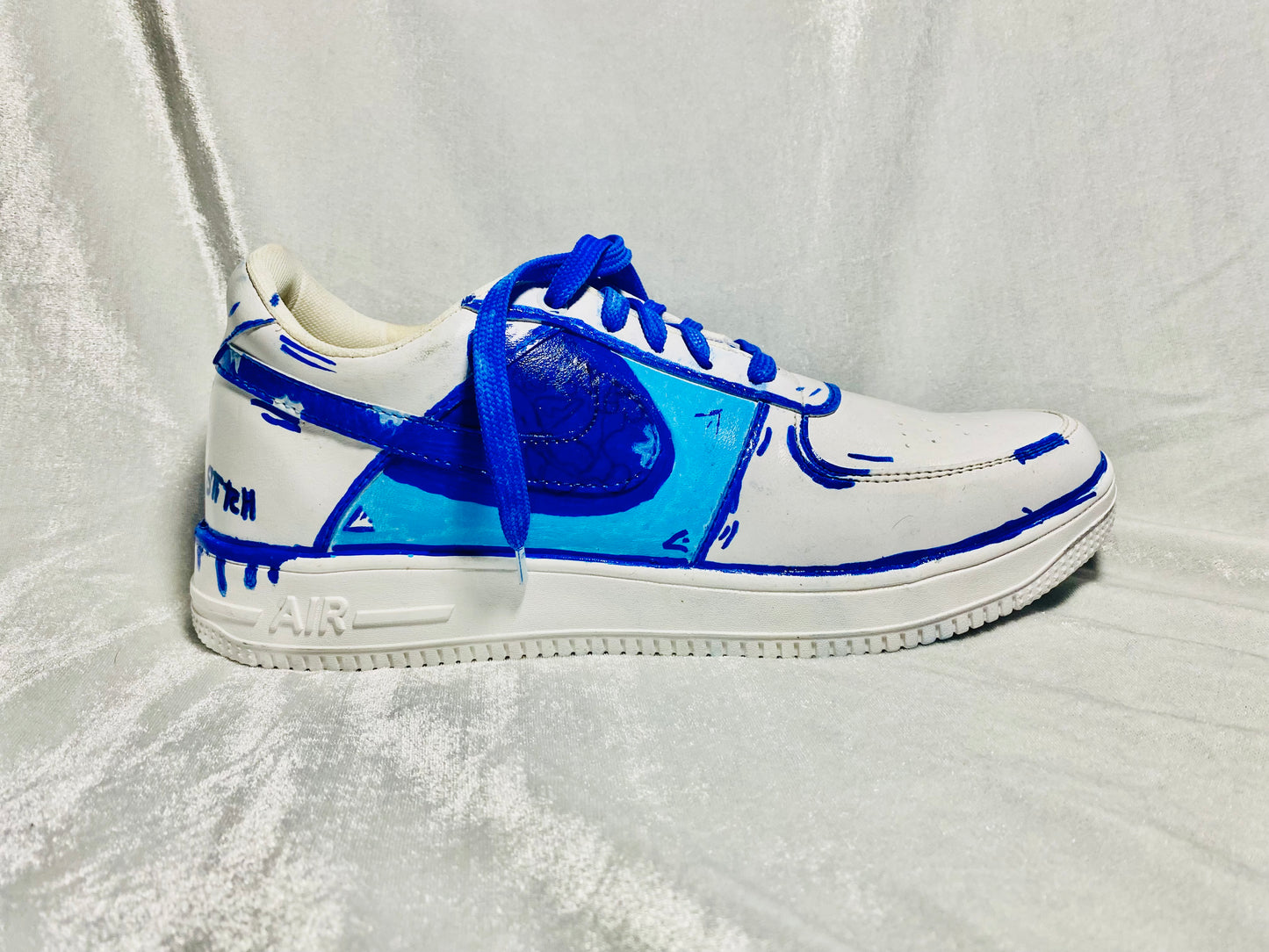 Blue variant shoes
