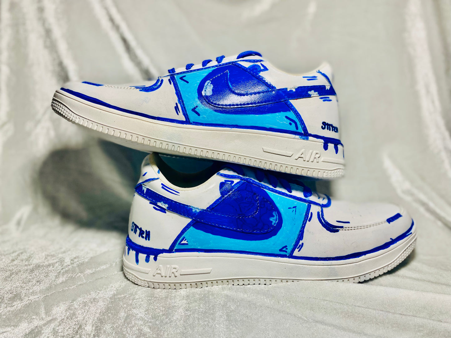 Blue variant shoes
